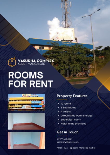  2500 Sq.ft. Builder Floor for Rent in Kulai, Mangalore