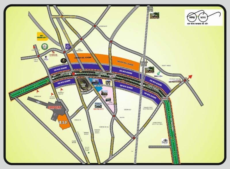  1500 Sq.ft. Residential Plot for Sale in Super Corridor, Indore