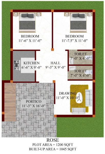 3 BHK 1200 Sq.ft. House for Sale in Amaghata, Dhanbad