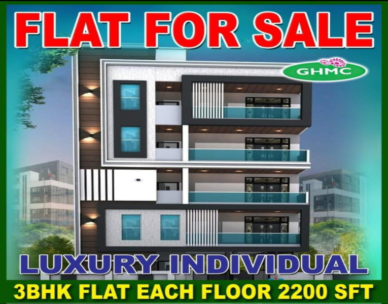 3 BHK 2700 Sq.ft. Builder Floor for Sale in Gajularamaram, Hyderabad