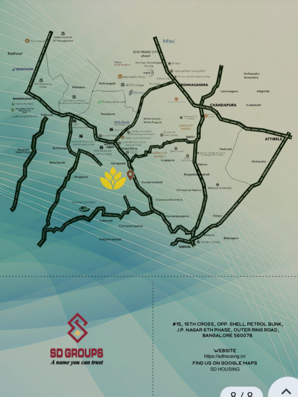  6000000 Sq.ft. Residential Plot for Sale in Jigani, Bangalore