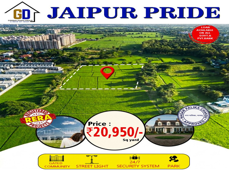  100 Sq. Yards Residential Plot for Sale in Diggi Road, Jaipur