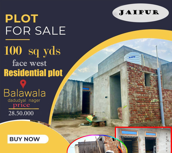  100 Sq. Yards Residential Plot for Sale in Balawala, Jaipur
