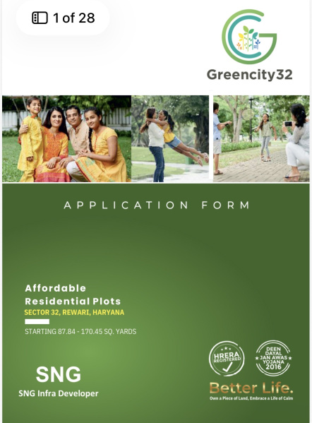  144 Sq. Yards Residential Plot for Sale in Majra Gurdas, Rewari