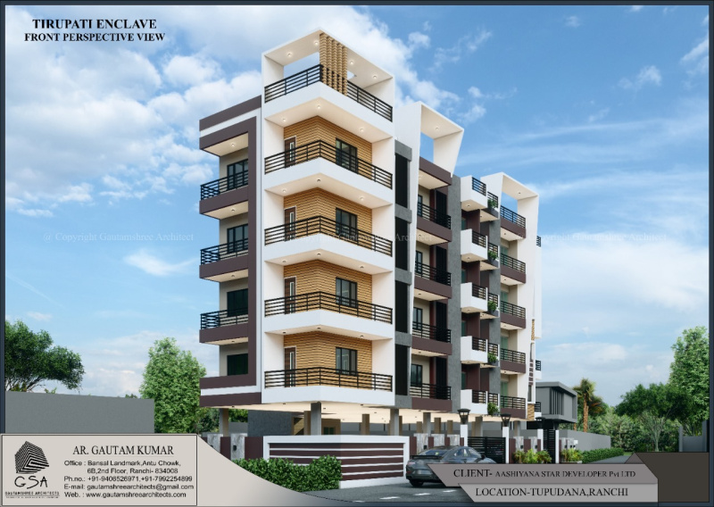 2 BHK 1295 Sq.ft. Apartment for Sale in Tupudana, Ranchi