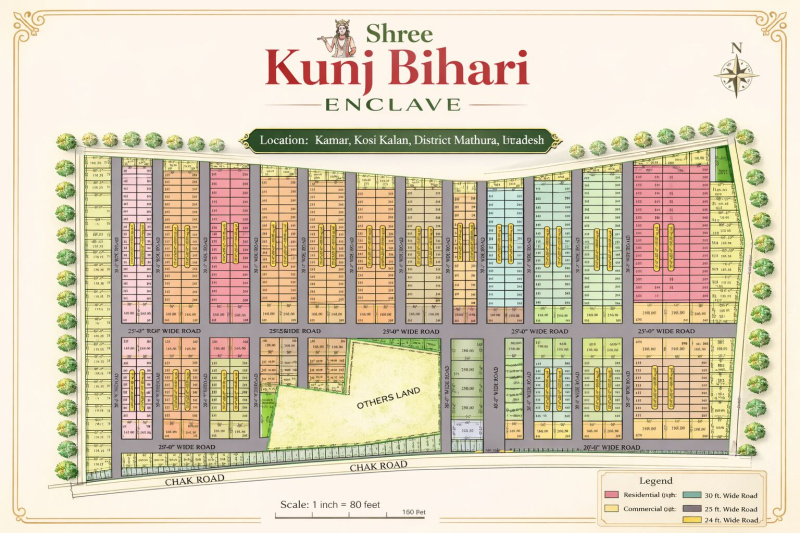  225 Sq.ft. Commercial Shop for Sale in Kosi, Mathura