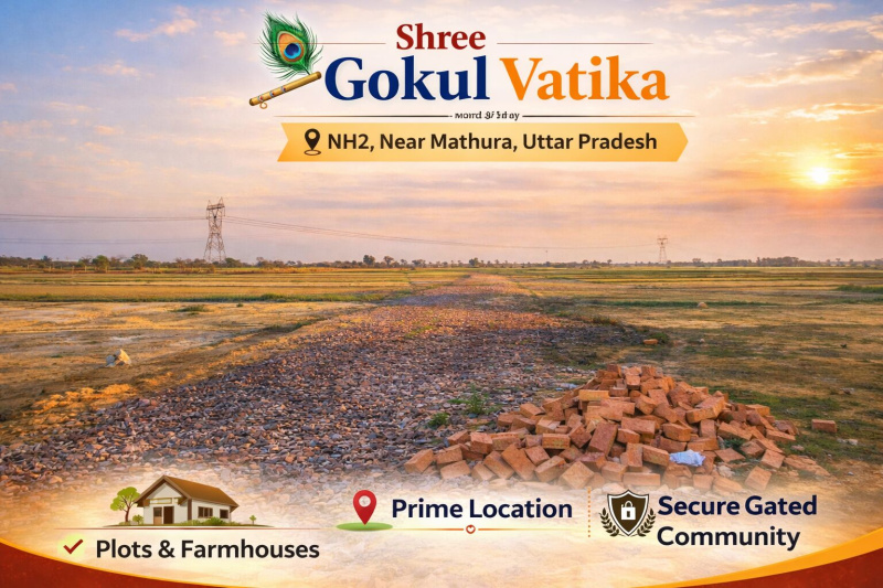  50 Sq. Yards Residential Plot for Sale in Chhata, Mathura