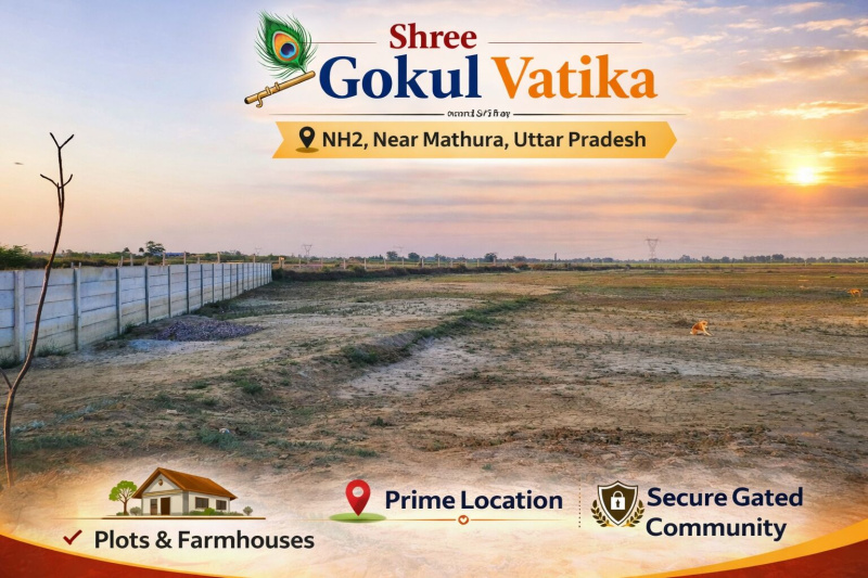  250 Sq.ft. Residential Plot for Sale in Govardhan, Mathura