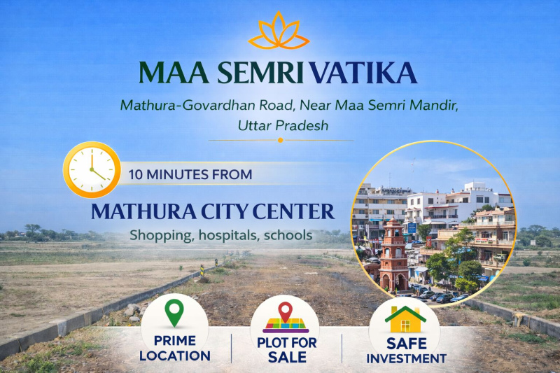  250 Sq. Yards Residential Plot for Sale in Chhata, Mathura