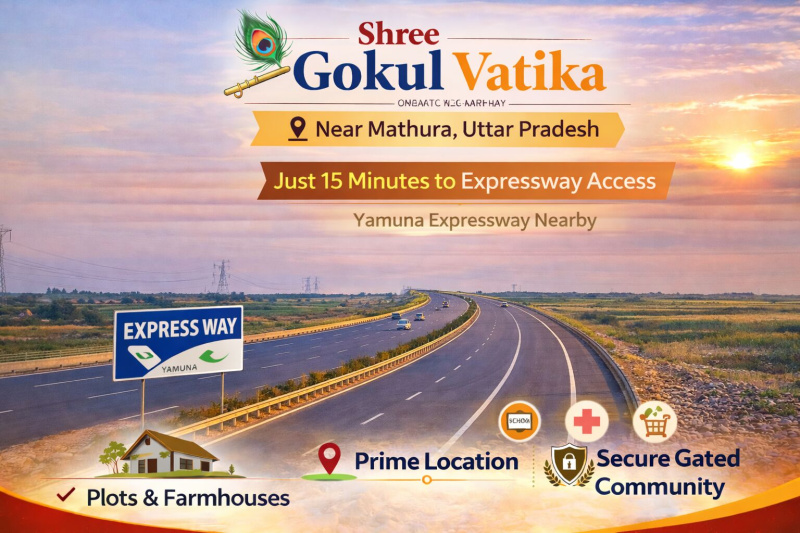  120 Sq. Yards Residential Plot for Sale in Chhata, Mathura