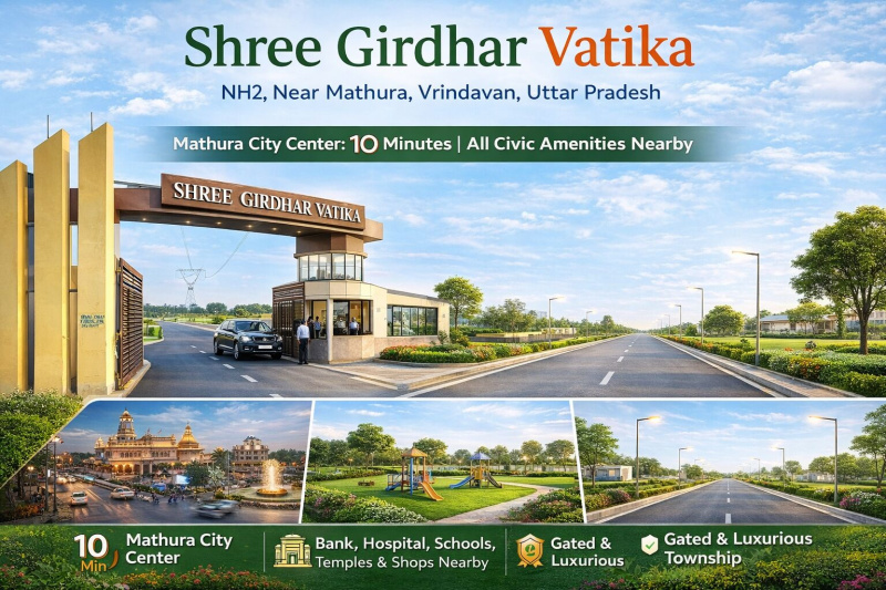  50 Sq. Yards Residential Plot for Sale in NH-2, Vrindavan