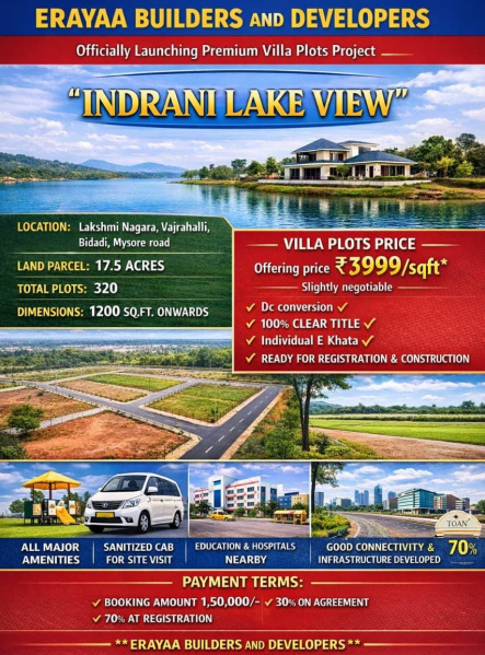  1200 Sq.ft. Residential Plot for Sale in Bidadi, Bangalore