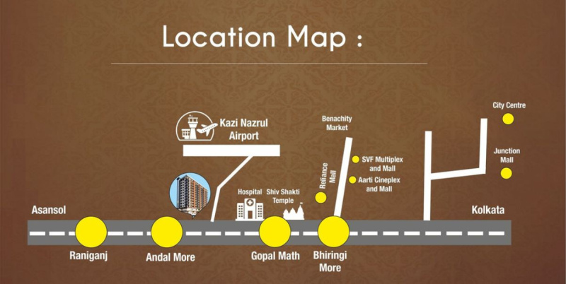 3 BHK 1541 Sq.ft. Apartment for Sale in Andal, Durgapur