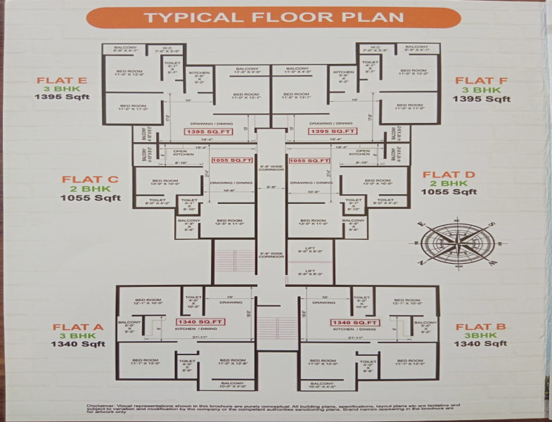 2 BHK 1055 Sq.ft. Apartment for Sale in IQ City, Durgapur