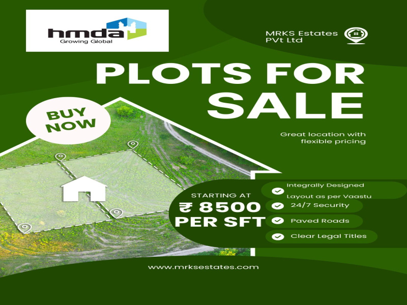  55 Acre Residential Plot for Sale in Bhongir, Hyderabad
