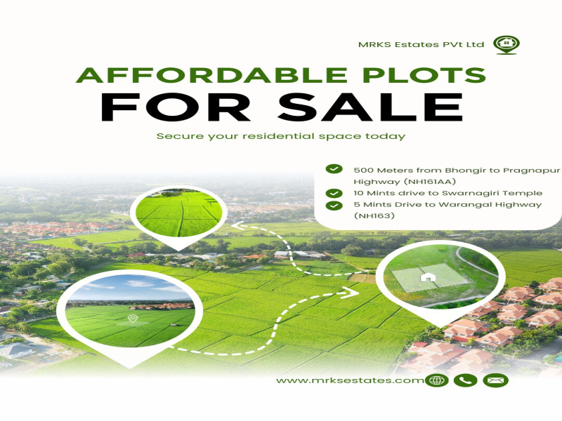  55 Acre Residential Plot for Sale in Bhongir, Hyderabad