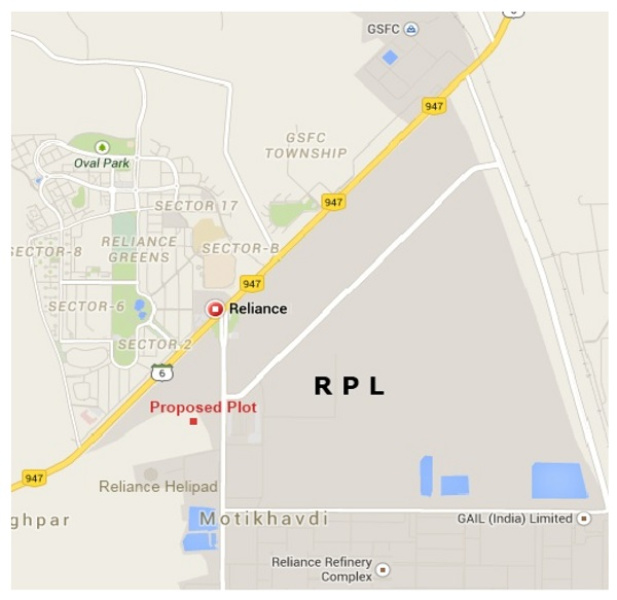  6800 Sq.ft. Industrial Land for Sale in Moti Khavdi, Jamnagar