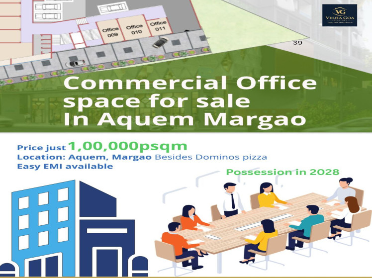  39 Sq. Meter Commercial Shop for Sale in Aquem, Margao, Goa