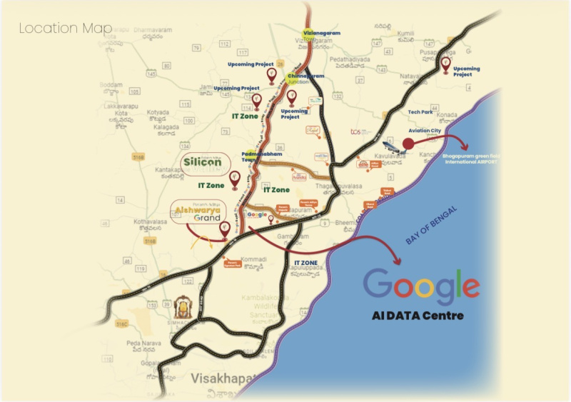  890 Sq. Yards Residential Plot for Sale in Kommadi, Visakhapatnam