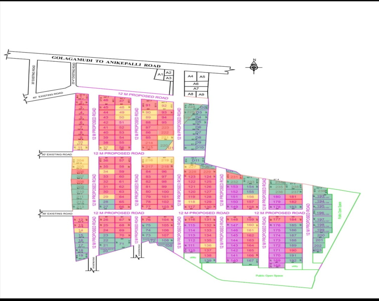  1800 Sq.ft. Residential Plot for Sale in Golagamudi, Nellore