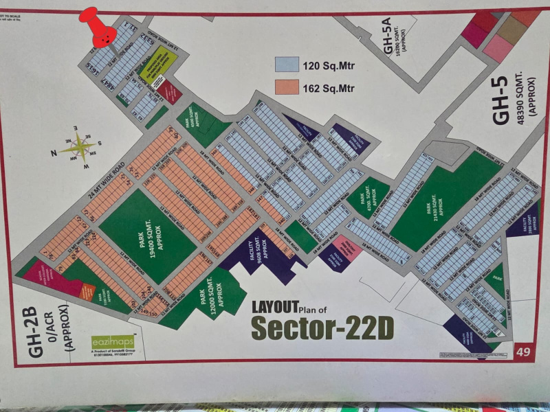  120 Sq. Meter Residential Plot for Sale in Yamuna Expressway, Greater Noida