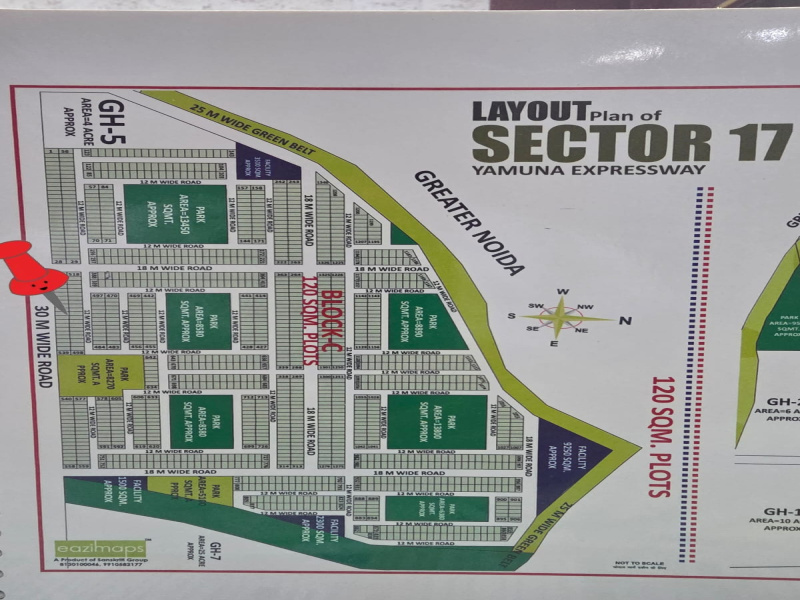  120 Sq. Meter Residential Plot for Sale in Yamuna Expressway, Greater Noida