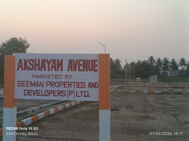  1000 Sq.ft. Residential Plot for Sale in Thadikombu, Dindigul