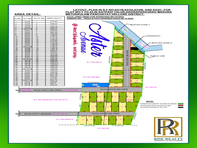  1050 Sq.ft. Residential Plot for Sale in Katpadi, Vellore