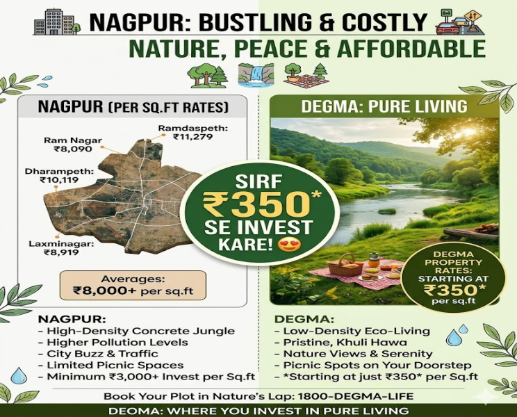  3000 Sq.ft. Agricultural/Farm Land for Sale in Hingna Road, Nagpur