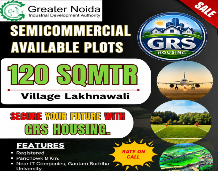  120 Sq. Meter Residential Plot for Sale in Lakhnawali, Greater Noida