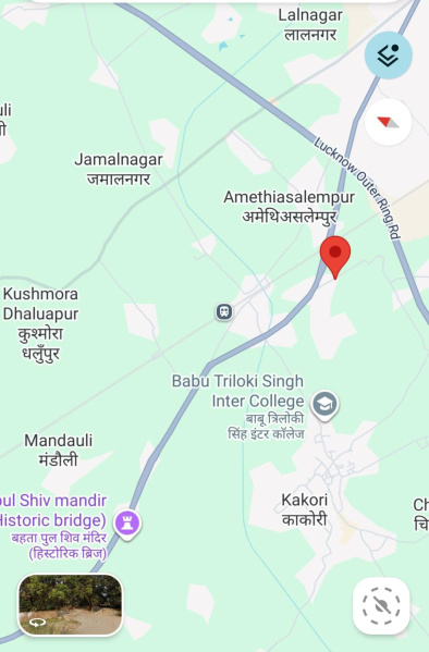  5500 Sq.ft. Commercial Land for Sale in Kakori, Lucknow