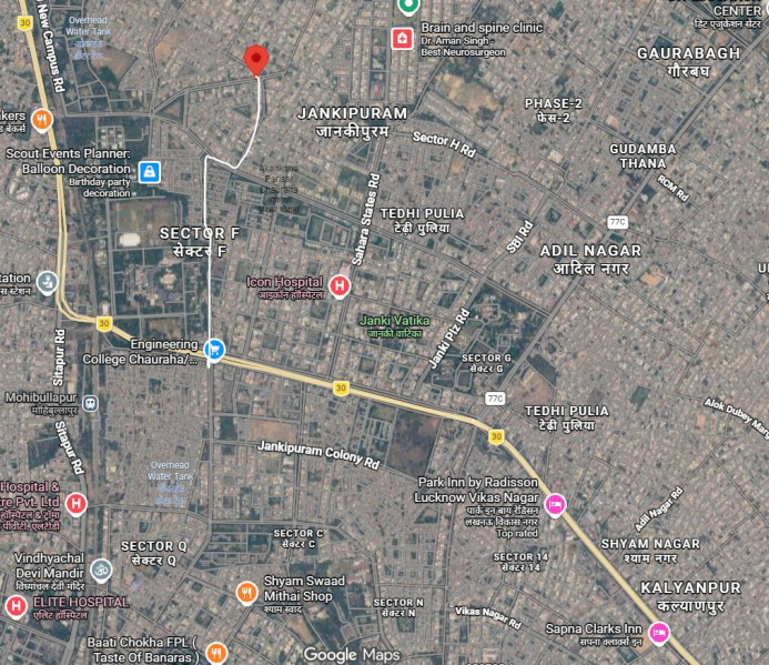  3700 Sq.ft. Residential Plot for Sale in Jankipuram Extension, Lucknow