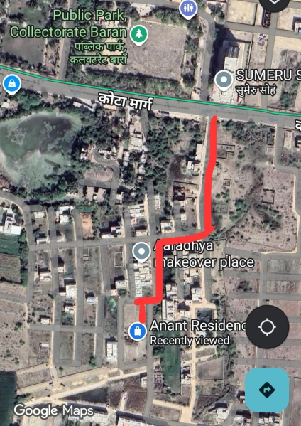  1650 Sq.ft. Residential Plot for Sale in Sadar Bazar, Baran