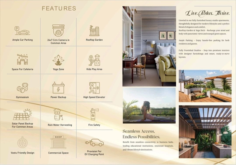  415 Sq.ft. Studio Apartment for Sale in Mahindra SEZ, Jaipur