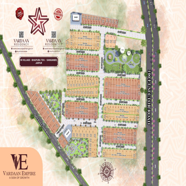  191 Sq. Yards Residential Plot for Sale in Bhapura, Jaipur