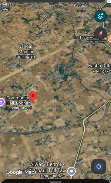  5 Bigha Agricultural/Farm Land for Sale in Chandoli, Alwar