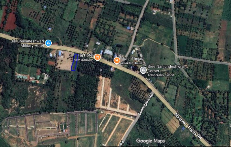  6000 Sq.ft. Commercial Land for Rent in T Narasipura Road, Mysore