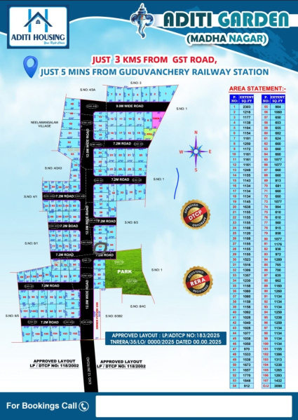  800 Sq.ft. Residential Plot for Sale in Guduvancheri, Chennai