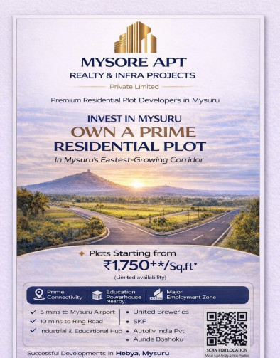  1200 Sq.ft. Residential Plot for Sale in Kadakola, Mysore