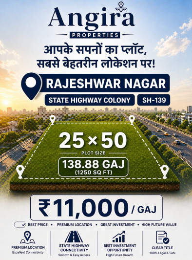  139 Sq.ft. Residential Plot for Sale in Jhanwar Road, Jodhpur