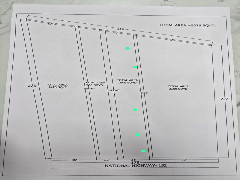  5276 Sq. Yards Commercial Shop for Sale in GT Road, Dera Bassi