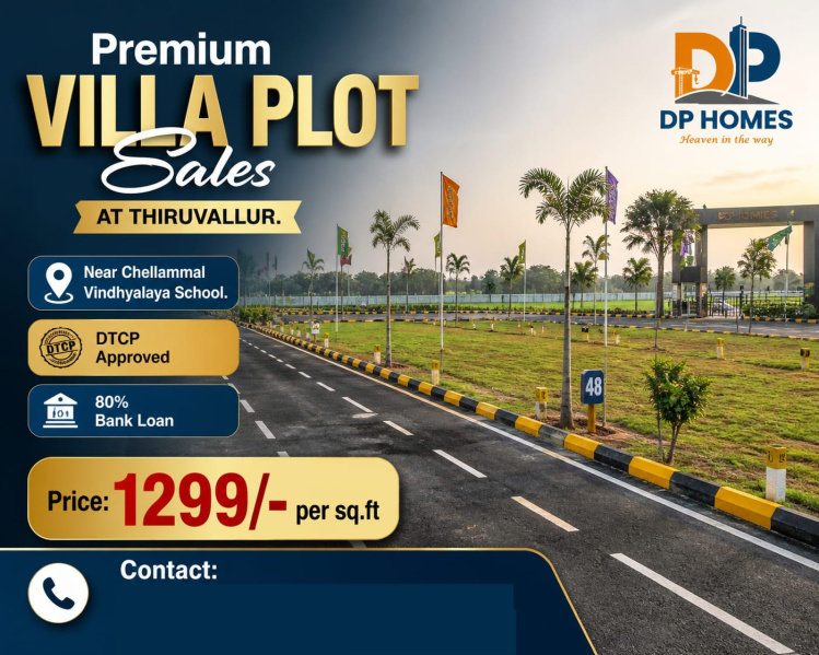  1515 Sq.ft. Residential Plot for Sale in Melnallathur, Thiruvallur