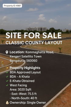  Agricultural Land for Sale in Kengeri, Bangalore