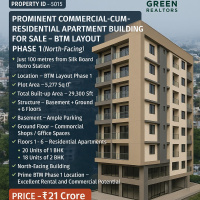  Agricultural Land for Sale in Btm Layout, Bangalore