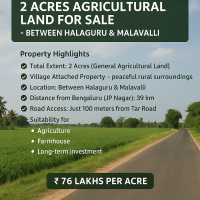  Agricultural Land for Sale in Halaguru, Mandya