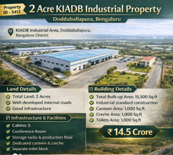  Industrial Land for Sale in Doddaballapur, Bangalore