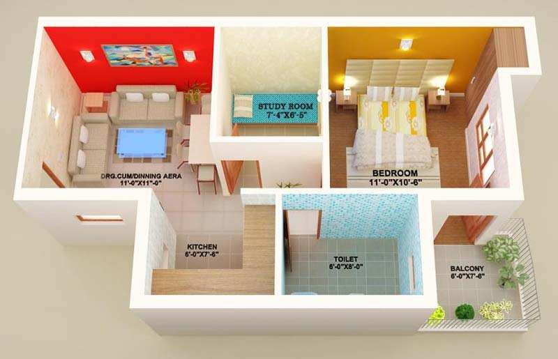 2 BHK Builder Floor 965 Sq.ft. for Sale in Japanese Zone, Neemrana, Alwar