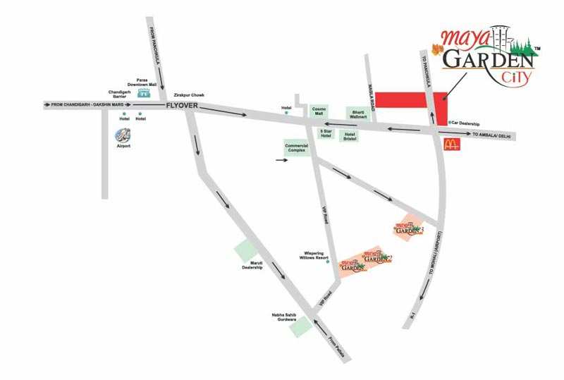 2 BHK 1307 Sq.ft. Apartment for Sale in VIP Road, Zirakpur