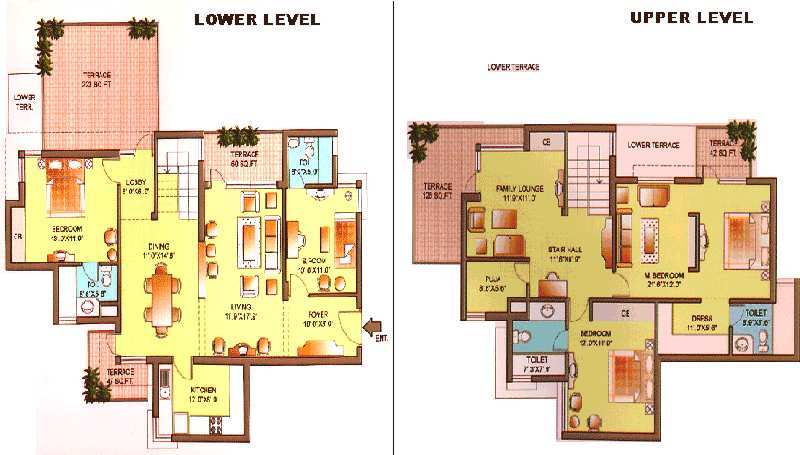 3 BHK 2062 Sq.ft. Apartment for Rent in Sohna Road, Gurgaon