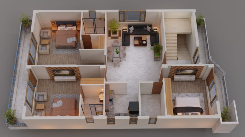 3 BHK 1549 Sq.ft. Builder Floor for Sale in Rajgarh Road, Solan